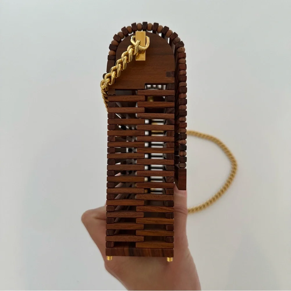 SOLD 🚫SAINT LAURENT Wood Kate Box Bag - Picture 11 of 17